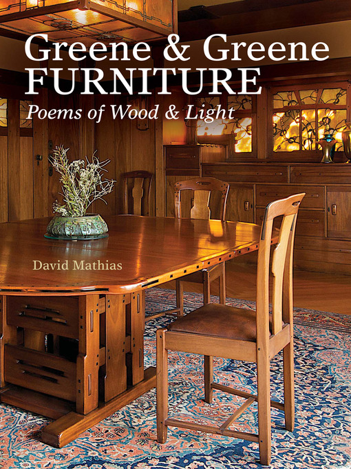 Title details for Greene & Greene Furniture by David Mathias - Available